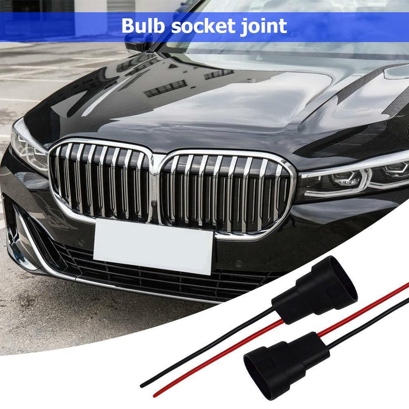 2x HB3 9006 HB4 Bulb Socket Male Adapter Connector for Headlight Fog Lamp Newly