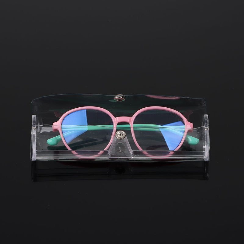 Women Transparent Portable Glasses Holder Glasses Box Plastic Eyeglasses Case