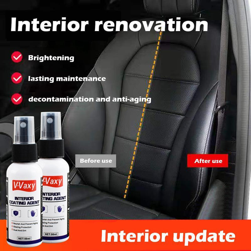 V-Vaxy 50ml Car Interior Cleaner Leather Seat Plastic Door Panel Foam Agent