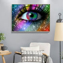 Cartoon Eyes Full Drill Round Diamond Painting Mosaic Picture Home Decor