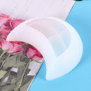 DIY Moon Dish Mould Casting Molds Tools Crystal Drop Silicone Epoxy Craft Tool