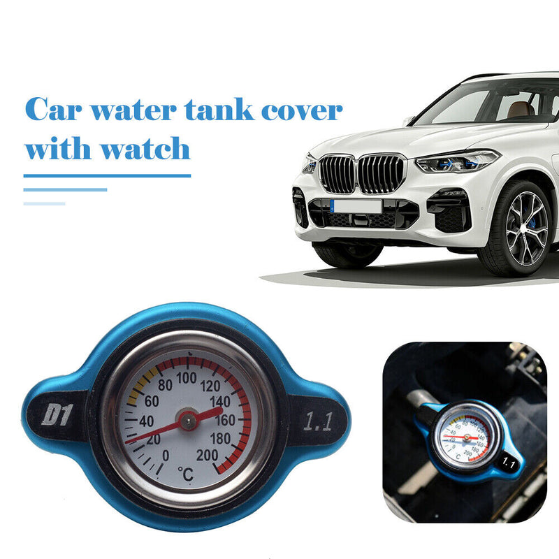 Big Head Offroad Thermost Radiator Cap Tank Cover with Water Temperature Gaug
