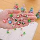 Bottled Eraser Cute Merry Christmas Erasers Novelty Santa Tree Mini Rubber Set