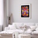 5D DIY Diamond Painting Chrysanthemum Full Drill Rhinestone Mosaic Art Pictur
