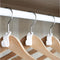 Plastic Clothes Hanger Connector Cascading Hook Space Saving Holder (12pcs)