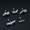 Wings Girls Body Jewelry Cartilage Helix Tragus Stud Earrings CZ Ear Piercing