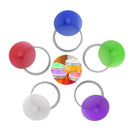 5pcs Wide Mouth Mason Jar Lids Silicone Seal Cover Pickles Cap(White)