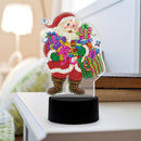 DIY Special Shaped Diamond Painting LED Light Santa Claus Embroidery Night Lamp