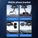 Car Phone Holder Phone Holder Rearview Mirror Stand One Button Lock For Tele