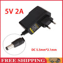 AC to DC 5.5mm*2.1mm 5.5mm*2.5mm 5V 2A Switching Power Supply Adapter UK