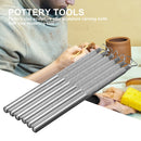 6pcs Aluminum Scraper Clay Sculpting Tools Set Carving Pottery Ceramics Tools