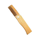 Pocket Wooden Folding Beard Mustache Comb Hair Brush Tooth Antistatic Wide E3L2