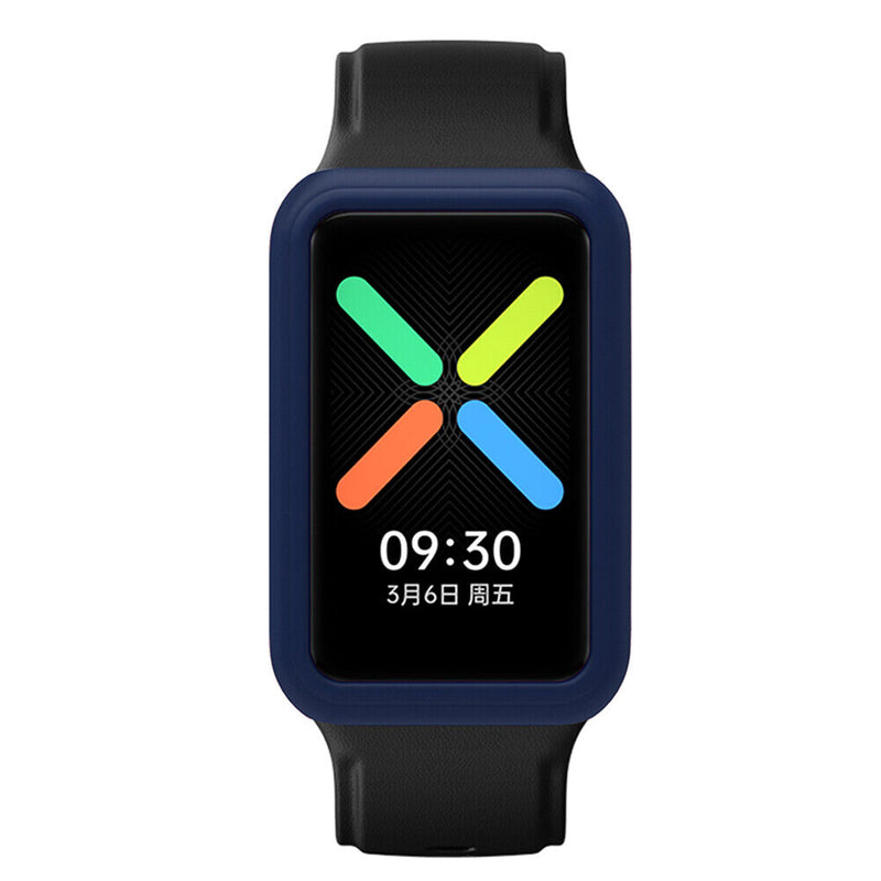 Anti-Scratch Watch Housing Cover for OPPO Watch Free Case (Midnight Blue) Newly