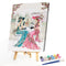 Leisurely Noblewoman Oil Canvas Picture DIY Hand Painted Paint By Numbers Kit