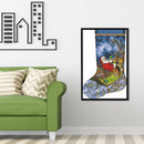 Christmas Socks Print Partial Embroidery Kits 11CT Stamped Needlework Home Decor