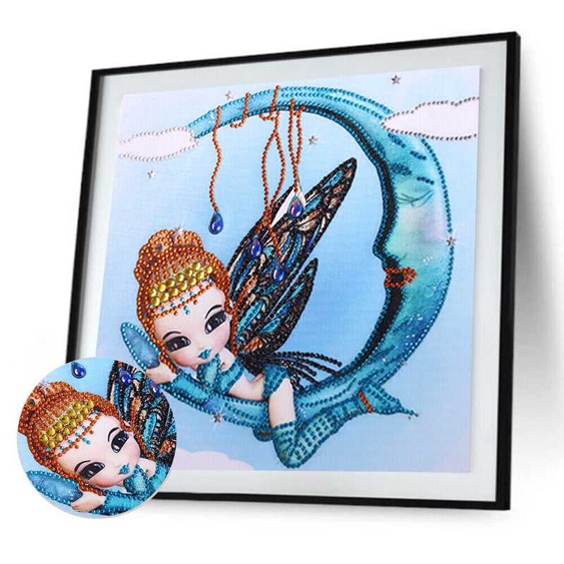 5D Diamond Painting Elf Girl Partial Special Shape Drill DIY Crafts (YX004)