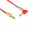 3.5mm Jack Stereo 1m Audio Cable Male to Male 90 Right Angle Cable (Red)