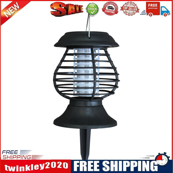 2* Mosquito Killer Solar LED Lamp Outdoor Waterproof Garden Insect Trap