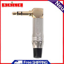 3.5mm Stereo Right Angle Male Audio Headphone Male Soldering