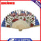Independence Day Flowers Flag Oil Paint Folding Fan By Numbers DIY Craft Decor