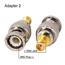 4pcs BNC Female to SMA Male Connectors Type RF Connector Adapter Converter