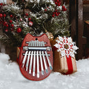 8 Keys Mini Kalimba Portable Wooden Finger Harp Thumb Piano Musical Instrumen