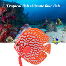 Aquarium Artificial Luminous Fish Silicone Glowing Fish Tank Decor (Red)