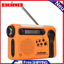 Portable Solar Full Band Radio Hiking FM AM Flashlight Multifunctional Radiogram