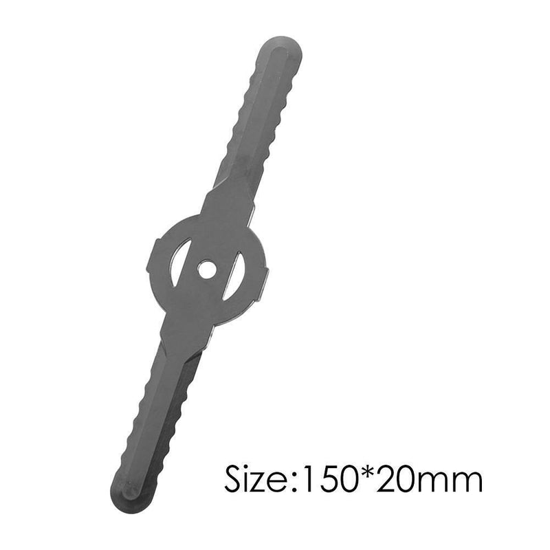 Electric Grass Trimmer Edger Lawn Mower Cutter Replace Plastic Blade (5pcs)