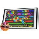 5D Diamond Painting Autism Flag Full Round Drill Rhinestone Kit