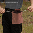 Outdoor Foraging Bag Harvest Garden Fruit Picking Jungle Tool Pouch (Brown)