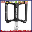 2pcs GUB GC020-DU Aluminum Alloy Folding Mountain Bike Baring Pedals(Black)
