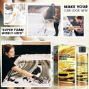 100ml Golden Carnauba Car Wash Wax, Multifunctional Foam Cleaner Car A4D1