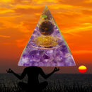 Energy Generator Orgone Pyramid Crystal Jewelry Yoga Meditation Stone (A) Newly