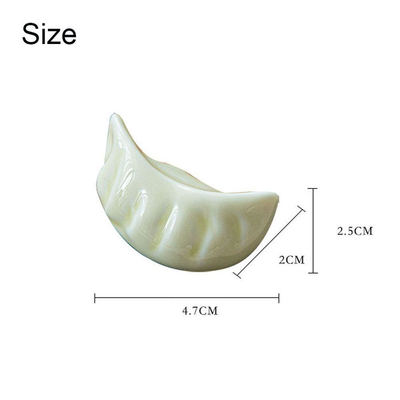 Rack Simple Design Japanese style Solid Ceramic Chopstick Rest Dumpling Shape