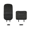 18x14 Inch Leather Car Kick Mat with Phone Storage Pocket Seat Back Protector