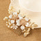 Wedding Party Crystal Bridesmaid Tiara Flower Hair Pin  Hair Combs Bridal Clips