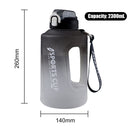 Sports Water Bottle Outdoor Fitness Travel Leakproof Frosted Cups (Black) Newly