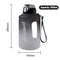 Sports Water Bottle Outdoor Fitness Travel Leakproof Frosted Cups (Black) Newly