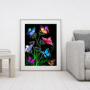 Butterfly Oil Paint By Numbers DIY Coloring Picture Kits for Adults Children Art