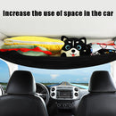 Car Ceiling Storage Net Pocket Grab Handle Drawstring Sundries Organizer