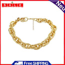Street Hip Hop Necklace Punk Big Thick Chain Lady Scrub Necklace Choker Nightclub