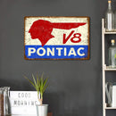 Weatherproof Retro Chic Letter Sign Iron Painting Wall Drawing Template (5)