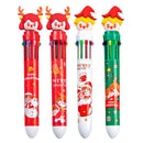 Decor Ten Color Pen Stationery Gingerbread Man Christmas Ballpoint Pen