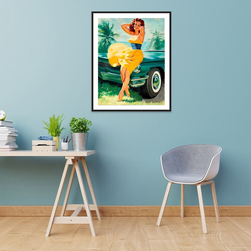 Acrylic Oil Painting By Number Beauty Digital Picture Home Wall Decor for Gift