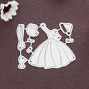 DIY Craft Cutting Dies Stencil Scrapbook Embossing Album Card Dress (GG0179-2253