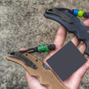 Matte Black steel Deep back Clip For Cold Steel Recon