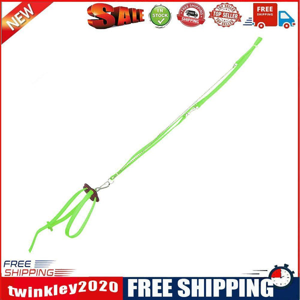 Turtle Lizard Traction RopeTraining Pets Walking Adjustable Leashes (Green