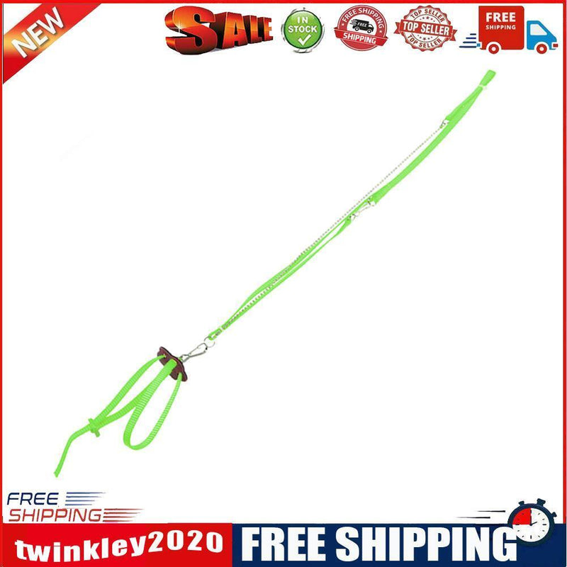 Turtle Lizard Traction RopeTraining Pets Walking Adjustable Leashes (Green