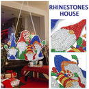 DIY Applique Diamond Four Gnomes Wall Hanger Acrylic Craft Kit Door Pendant